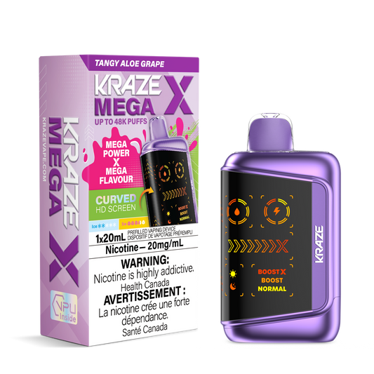 Kraze Mega X 48k Tangy Aloe Grape (provincial)