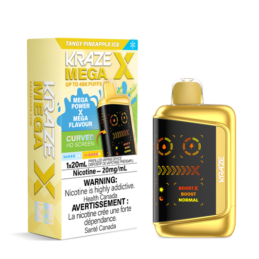 Kraze Mega X 48k Tangy Pineapple Ice (provincial)