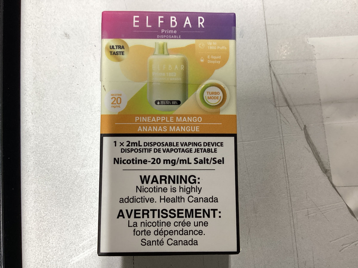 Elfbar prime 1800 pineapple mango
