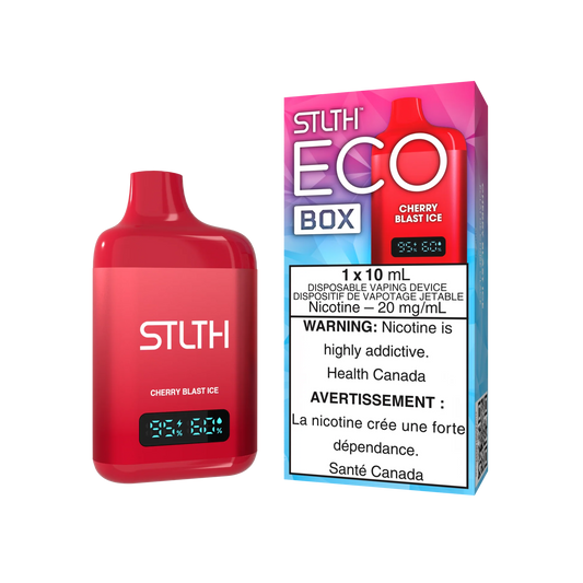 STLTH eco Box 10ml - Cherry blast ice (provincial tax)