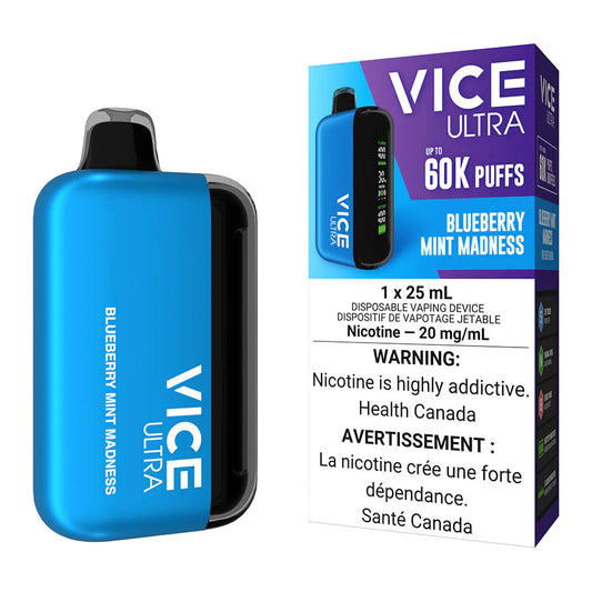 Vice Ultra 60k Blueberry Mint Madness (provincial tax)