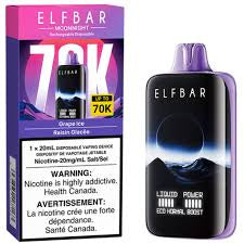 Elfbar 70k grape ice(provincial tax)