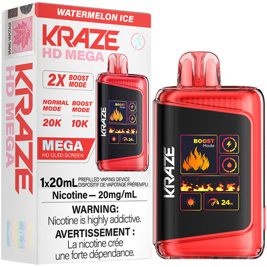 Kraze HD mega 20K  Watermelon Ice*