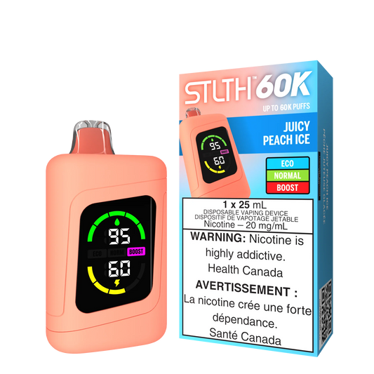 STLTH 60k juicy peach ice (provincial tax)