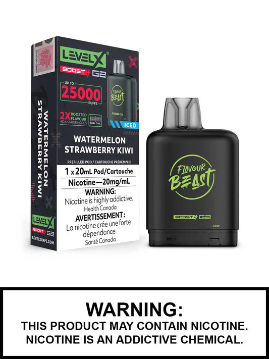 Level X Boost 25K Pod - Watermelon Strawberry Kiwi (Provincial)
