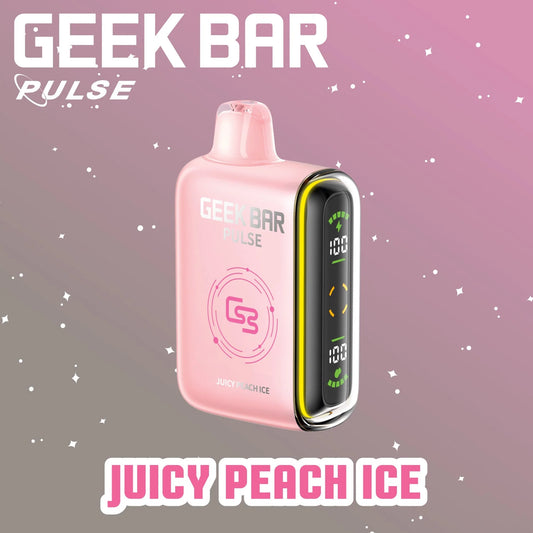 GEEK BAR 9K Juicy Peach Ice (Provincial Tax)