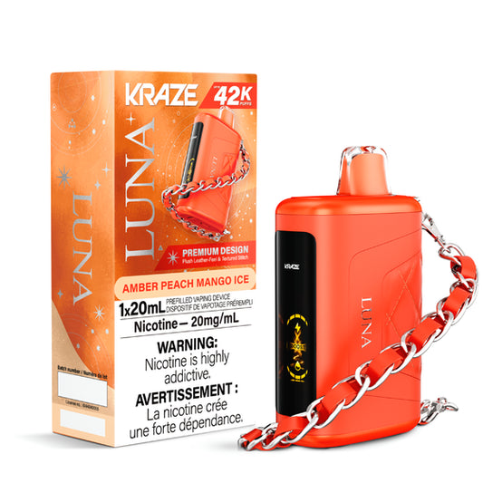 Kraze Luna 42K - Amber Peach Mango Ice (Provincial Tax)