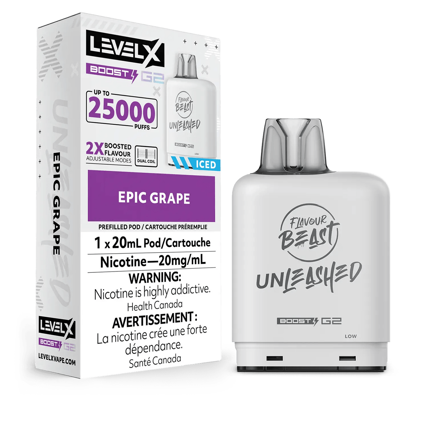 Flavour beast level X boost 25k epic Grape*
