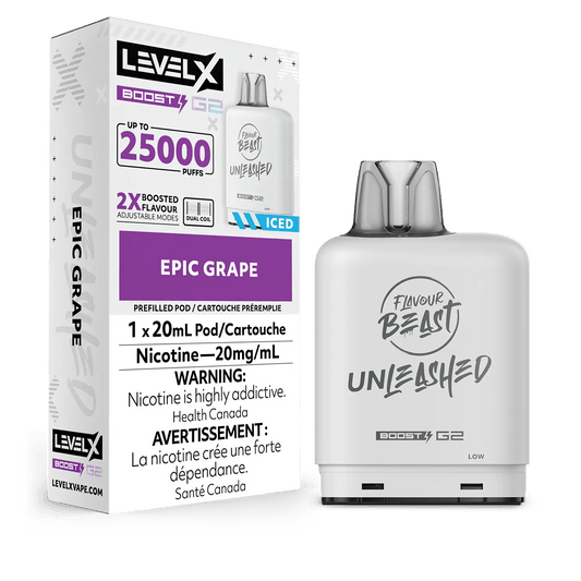 Flavour beast level X boost 25k epic Grape*