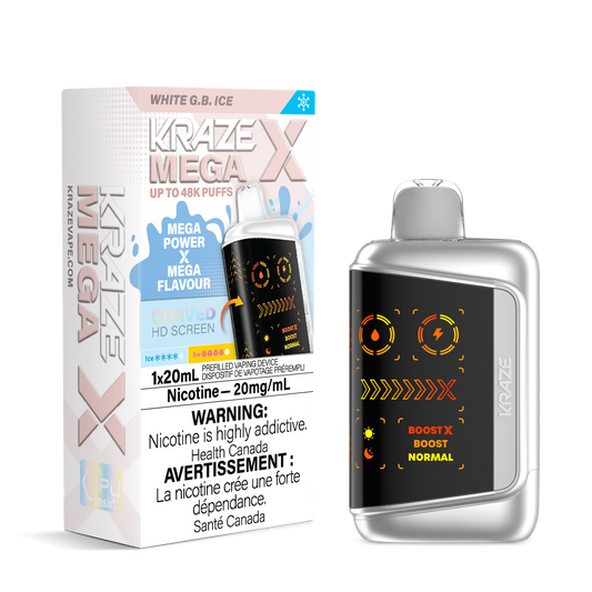 Kraze Mega X 48k White G.B. Ice (provincial)