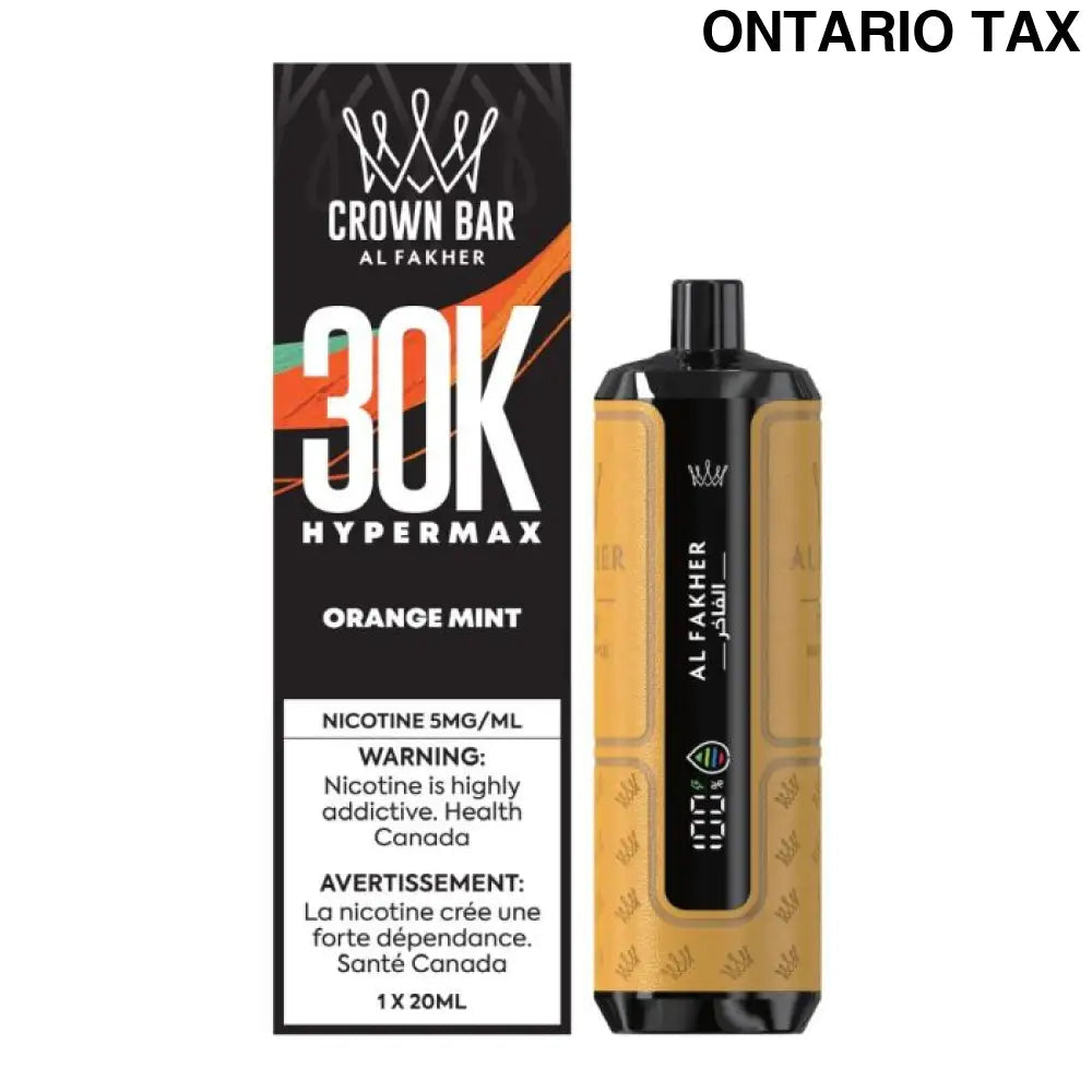 Crown bar al fakher 30k hypermax orange mint