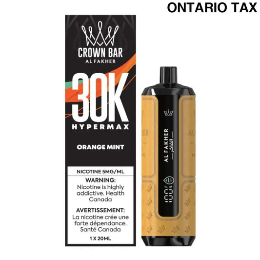 Crown bar al fakher 30k hypermax orange mint