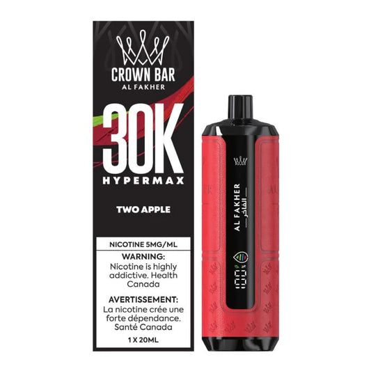 Crown bar al fakher 30k hypermax two apple