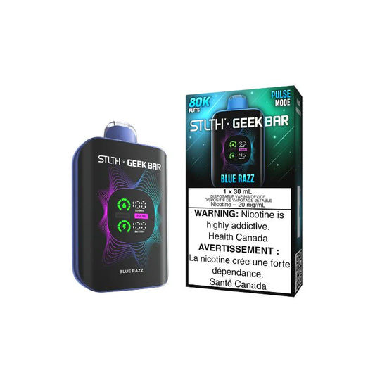 STLTH X Geekbar 80k blue razz (Provincial)