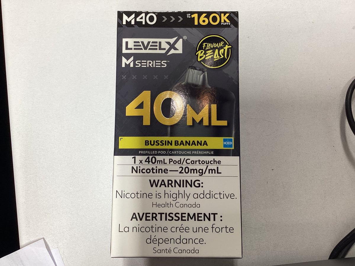 Level x M series pod Bussin banana