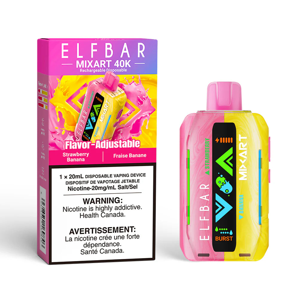 Elfbar Mixart 40k Strawberry Banana (Provincial)