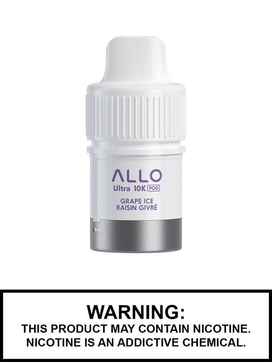 Allo ultra 10k pod- grape ice (provincial tax)