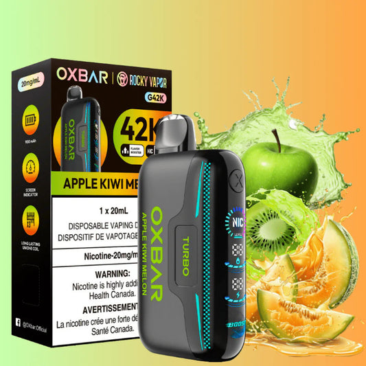 Oxbar G42k - Apple kiwi Melon ice*