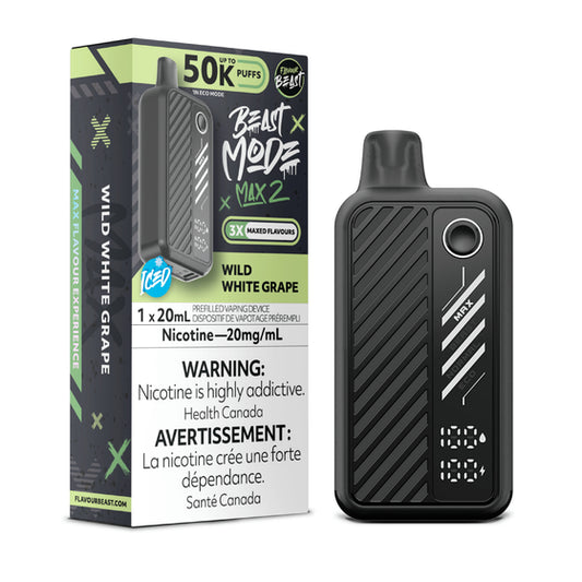 Flavour Beast Mode Max2 50k Wild White Grape (Provincial Tax)