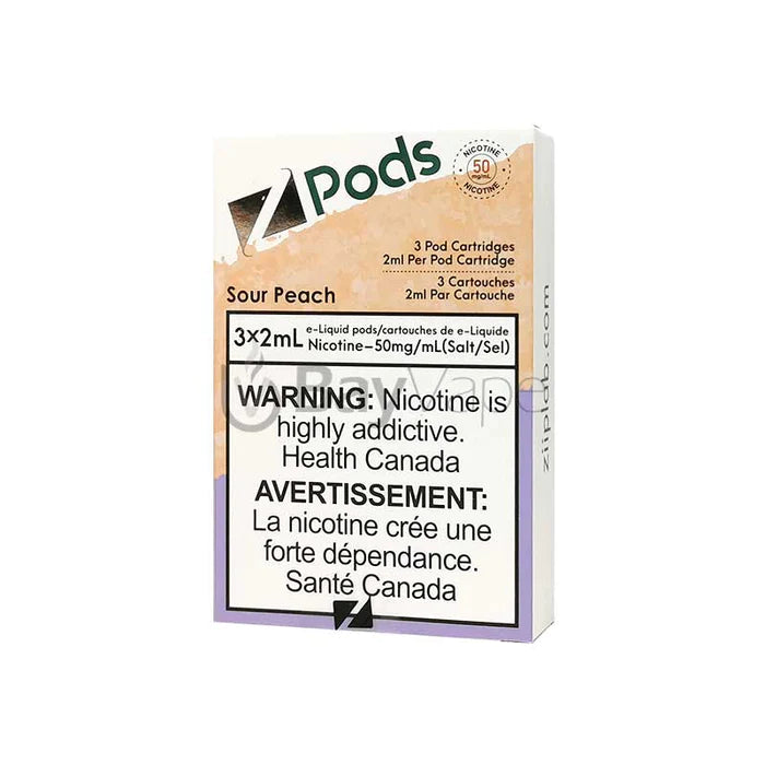 Z Pods 20mg Sour Peach (Provincial)