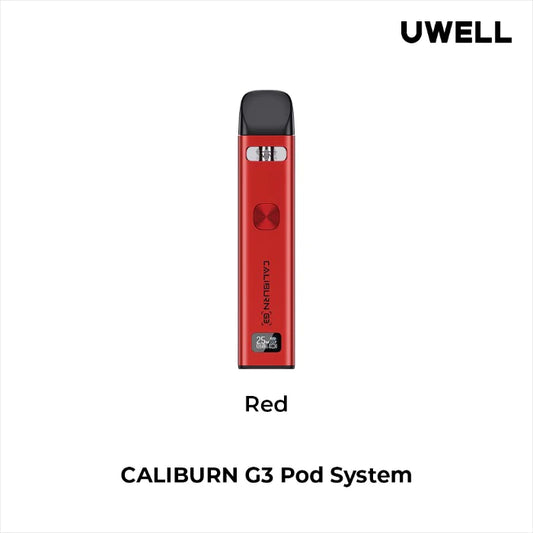 CALIBURN G3 Vaping Kit Red
