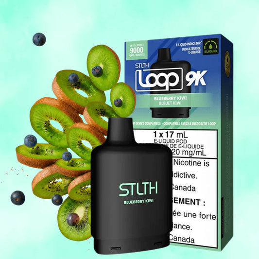 STLTH Loop Pods 9K Blueberry Kiwi