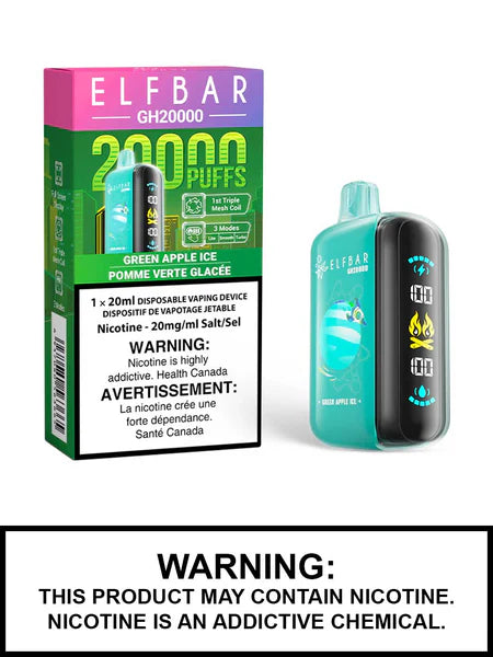 Elfbar GH20k Green Apple Ice