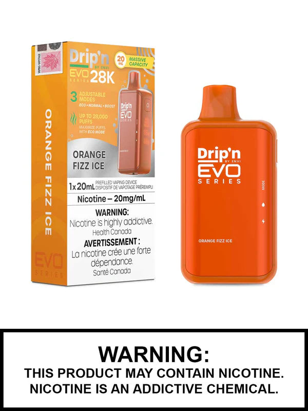 Drip’n 28K Orange Fizz Ice (provincial tax)