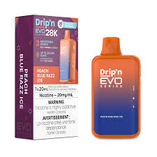 Drip’n 28K Peach Blue Razz Ice (provincial tax)
