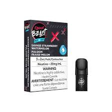 Flavour Beast Pod Pack - Savage Strawberry Watermelon Iced (provincial)