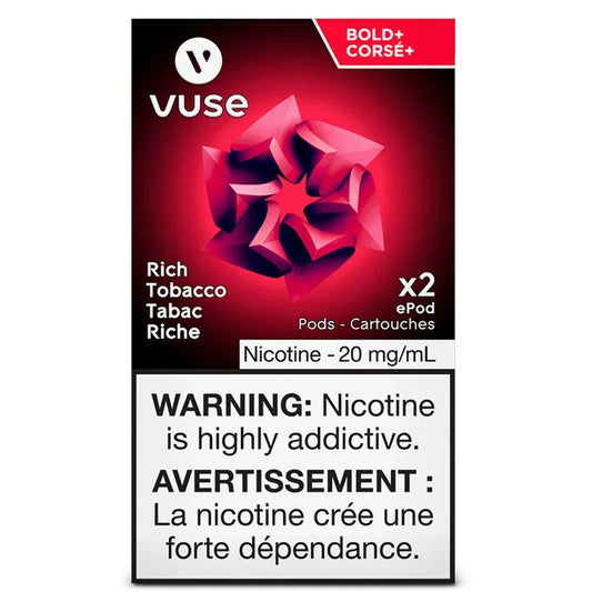 VUSE Pods Rich Tobacco (Provincial tax)