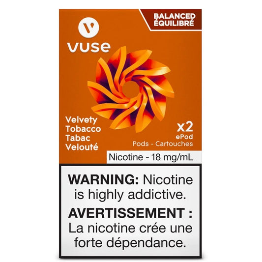 VUSE Pods Velvety Tobacco (Provincial tax)