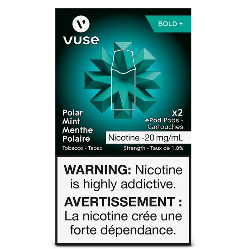 VUSE Pods Polar Mint 20mg(2 pack) (Provincial tax)