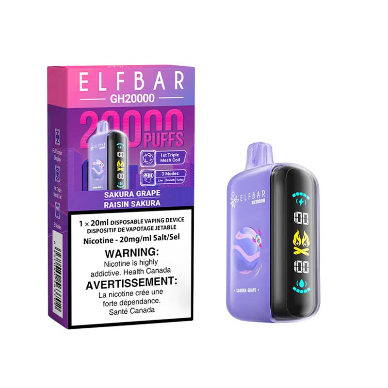 Elfbar GH20k Sakura grape (provincial tax)