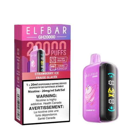 Elfbar GH20k Strawberry ice (provincial tax)