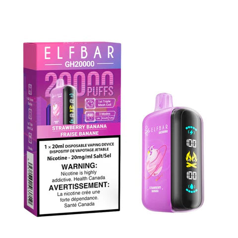 Elfbar GH20k Strawberry banana (provincial tax)