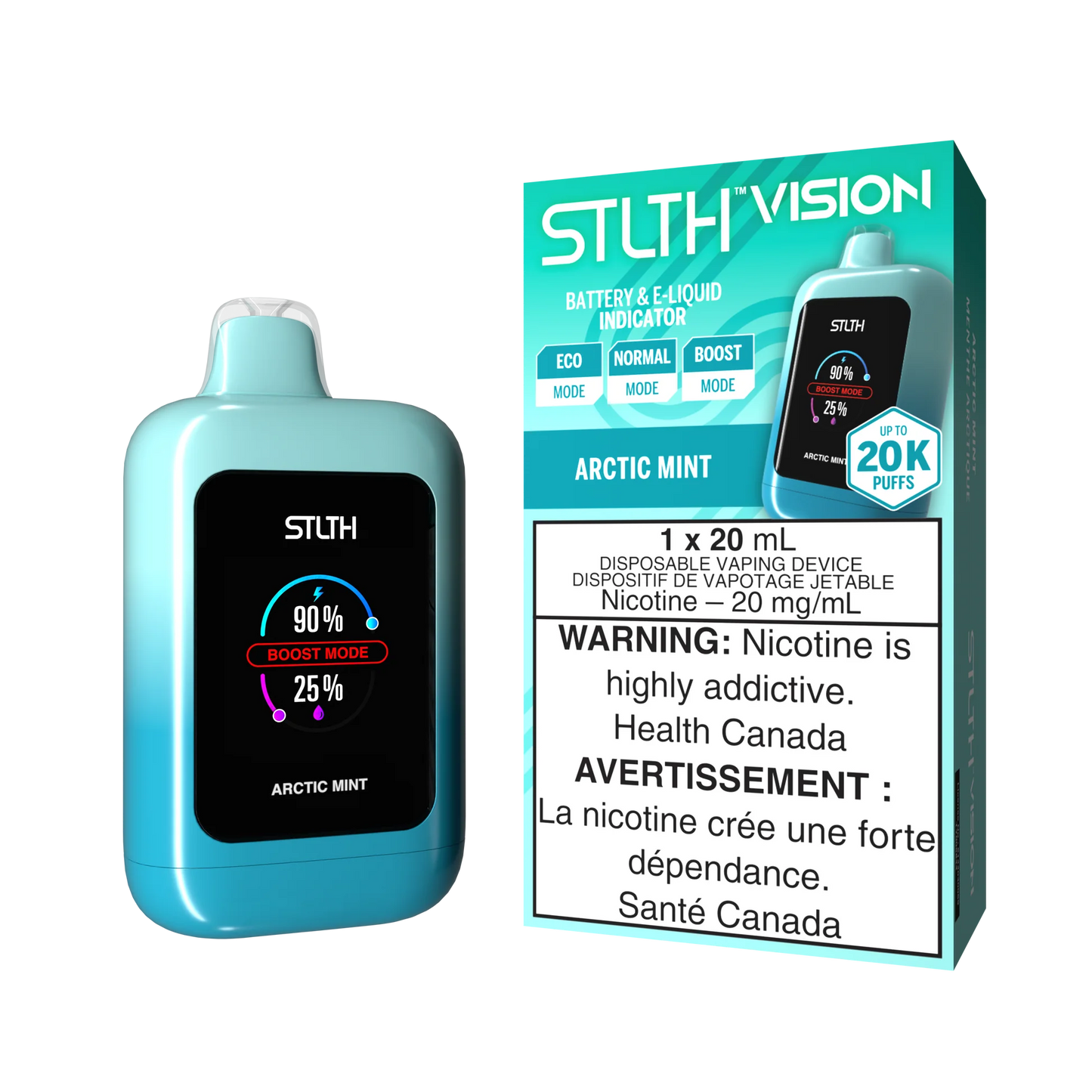 STLTH Vision 20K Arctic Mint (Provincial Tax)