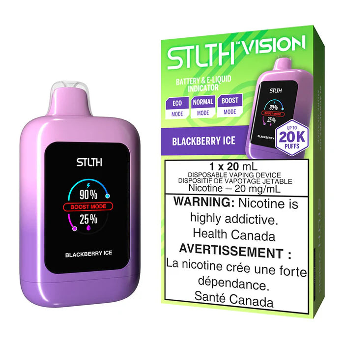 STLTH Vision 20K Blackberry Ice (Provincial Tax)