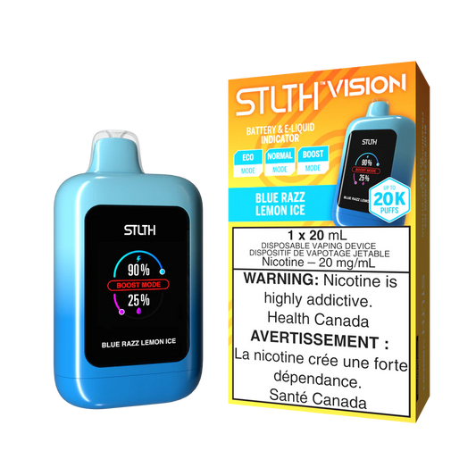 STLTH Vision 20K Blue Razz Lemon ice (Provincial Tax)