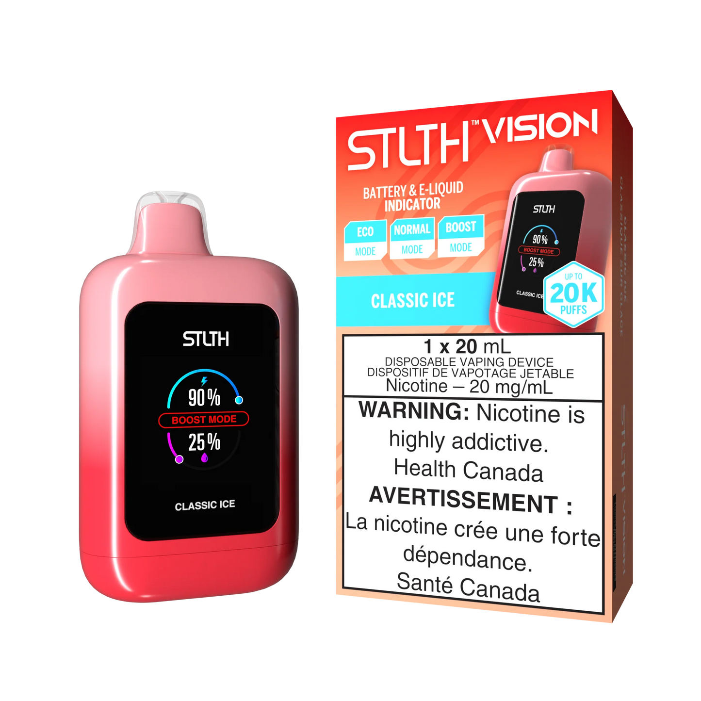 STLTH Vision 20K Classic Ice (Provincial Tax)