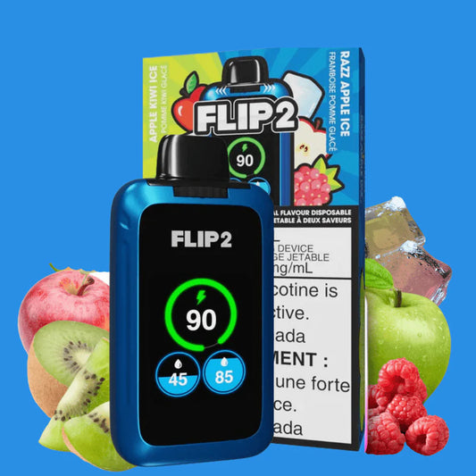 FLIP 2 11k Apple Kiwi Ice + Razz Apple Ice (Provincial Tax)