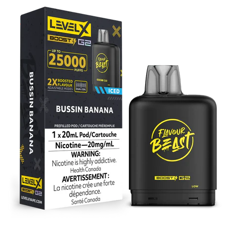 Flavour Beast Level X Boost 25K Bussin Banana (Provincial Tax)