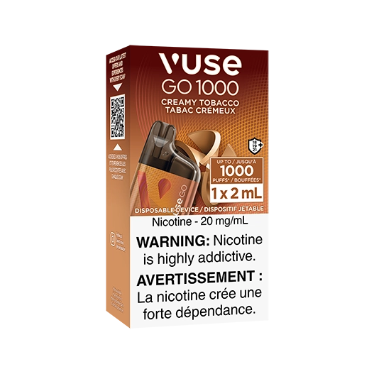 VUSE GO 1000 Creamy Tobacco (Provincial Tax)