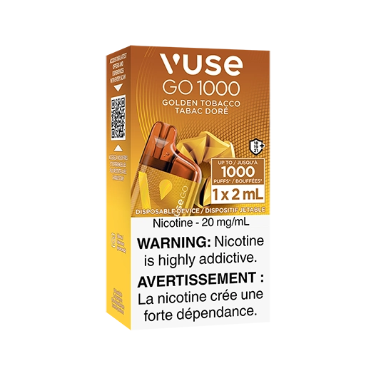 VUSE GO 1000 Golden Tobacco (Provincial Tax)