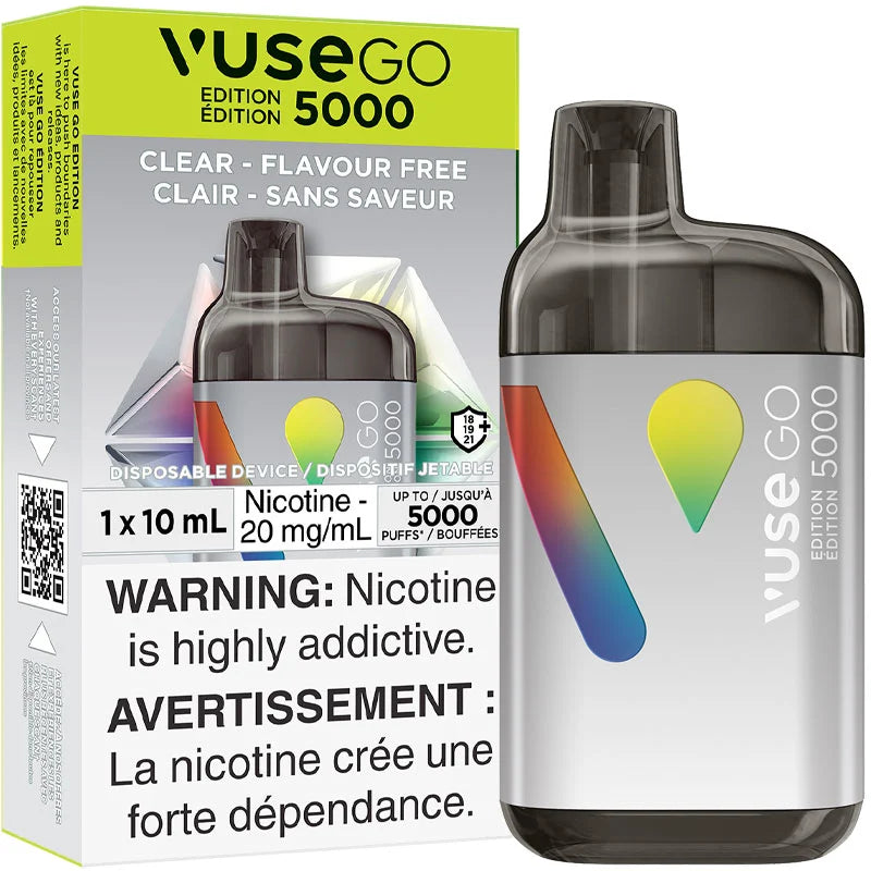 VUSE GO 5000 Clear Flavour Free (Provincial Tax)