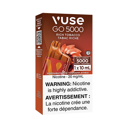 VUSE GO 5000 Rich Tobacco (Provincial Tax)