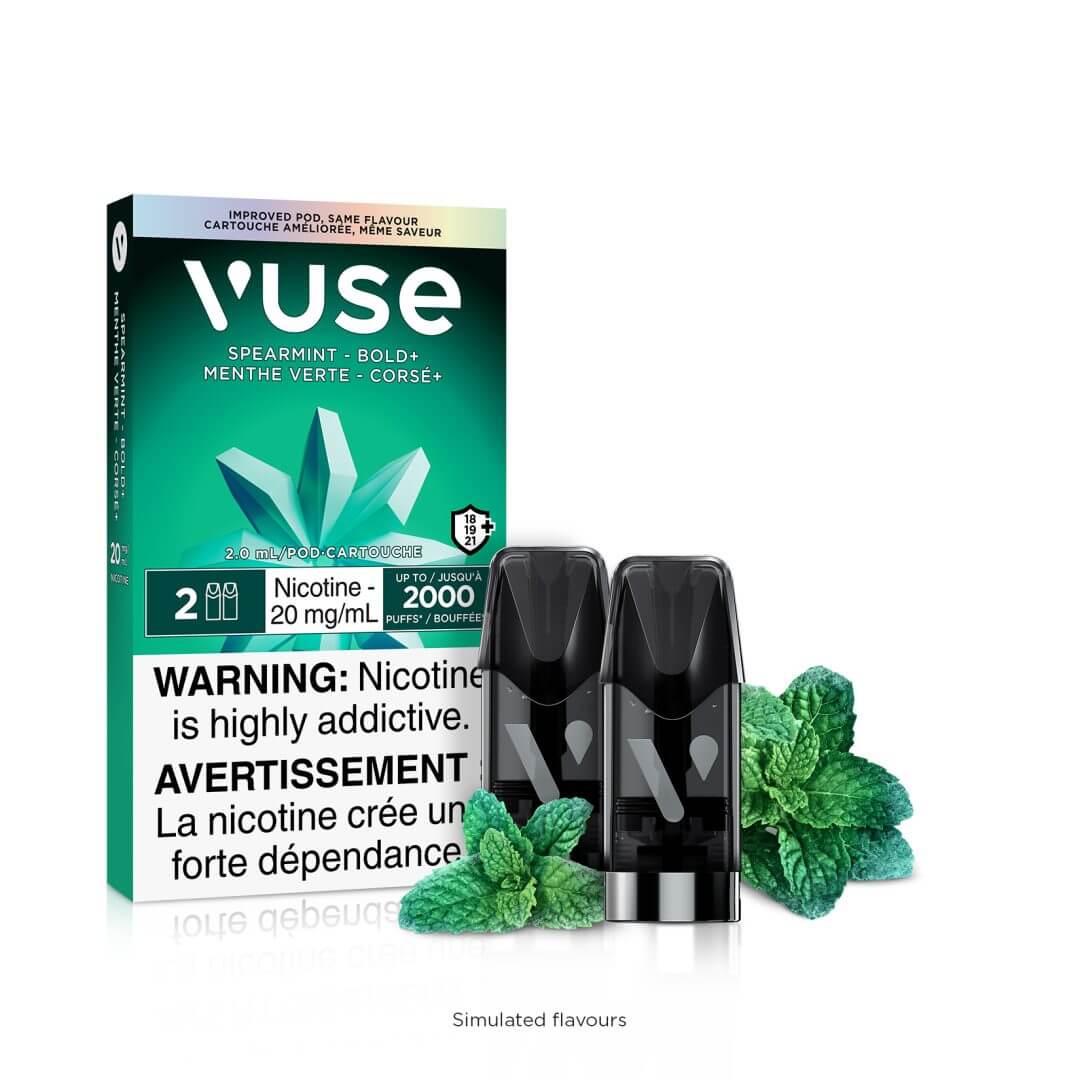 VUSE Pods Spearmint ice BOLD (Provincial tax)