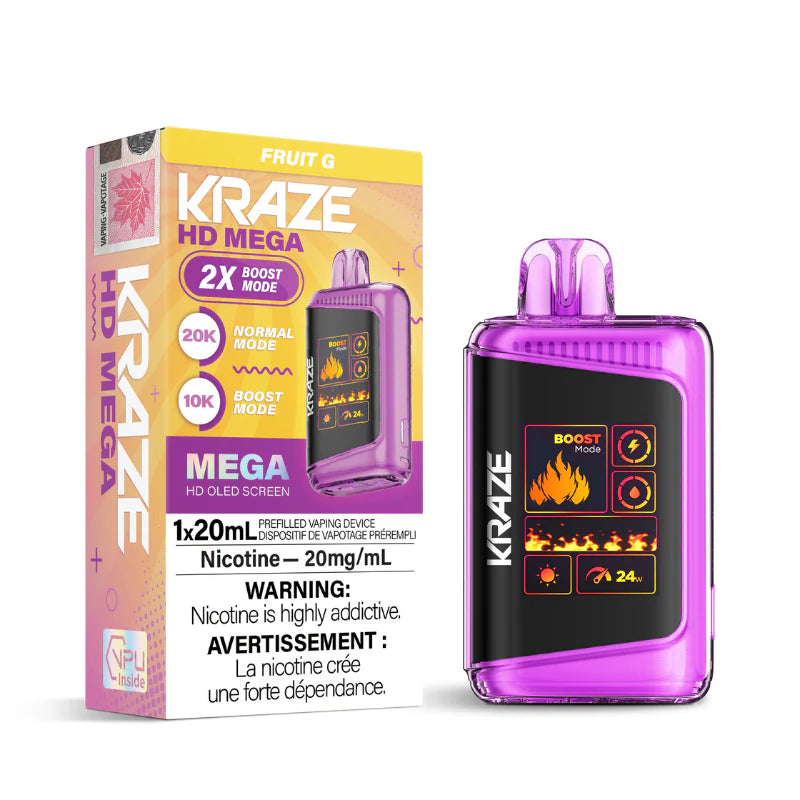 Kraze HD mega 20K Fruit G (provincial tax)