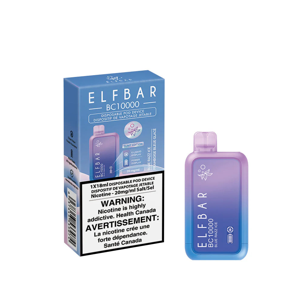 ELFBAR BC 10000 Blue Razz Ice (provincial tax)