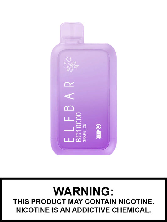 ELFBAR BC 10000 Grape ice  (provincial tax)